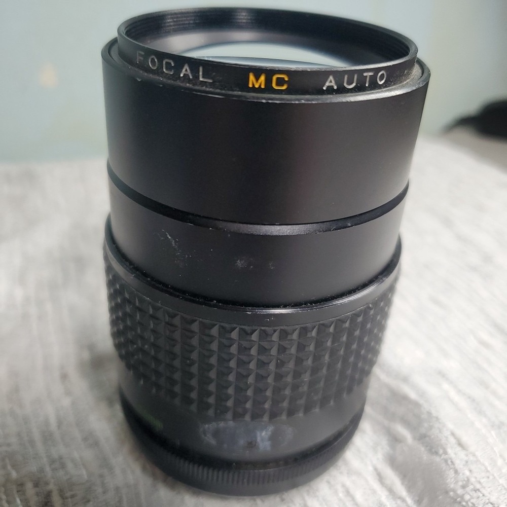 Focal 135mm f/2.8‎ MC Auto Lens Minolta MD Mount Black Vtg Japan Telephoto Prime